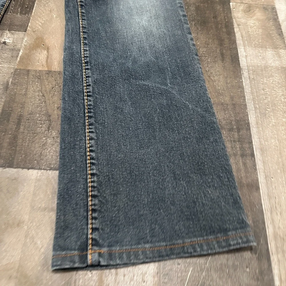 True Religion Jeans Men 36x31 Blue Medium Wash Billy Relaxed Bootcut Logo